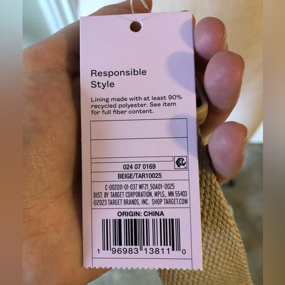 3/$40 Wild Fable Fuzzy Beige Fanny Pack Bag - Picture 6 of 6